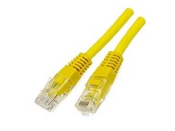 KÁBEL UTP RJ45 kábel kat.6e 5,0m ŽLTÝ 54703