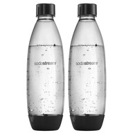 SodaStream Fuse 2x1L čierne fľaše do umývačky riadu