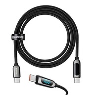 Kábel USB-C-USB-C PD 100W QC5A 2M RÝCHLA ODOLNÁ KVALITA