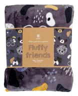 ELEGANTNÁ DEKA DEKA PLED FLUFFY 150x200 PSOV