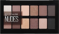 MAYBELLINE THE NUDES Paletka 12 očných tieňov