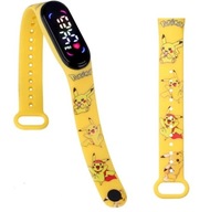 ELEKTRONICKÉ DIGITÁLNE LED HODINKY PIKACHU POKEMON band pre deti ako darček