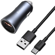 Baseus USB+USB-C nabíjačka 40W QC4 PD USB-C kábel