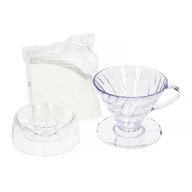 HARIO DRIP-ASSIST V60 DRIP + OVERLAY + SADA FILTROV