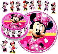 SADA TORTOVÝCH KOLÁČOV MINNIE MOUSE + 10 ZNAKOV