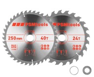 PÍLOVÝ LIST 250x30MM 24Z 40Z NA DREVO SADA 2 KS