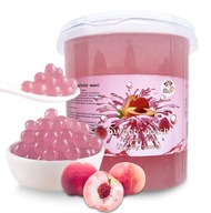 PEACH Bubble Tea guľôčky - pukajúce boba 3 kg