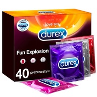 Durex kondómy Fun Explosion Mix 40ks.