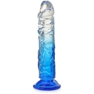 FLEXIBILNÉ GÉLOVÉ DILDO 17 cm DVOJFAREBNÝ PENIS