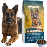 DIVINUS Performance suché krmivo pre aktívnych psov 10kg 42% mäsa