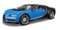 MAISTO Bugatti Chiron na montáž 1/24 39514 Modrá