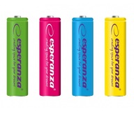 4x AA dobíjacie batérie Esperanza 2000mAh 1,2V