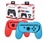 2X DRŽIAK PODLOŽKY PRE JOY-CON GRIP PRE VYPÍNAČ [ČERVENO-MODRÝ] - 2 ks.