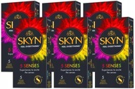 SKYN SENSES mix kondómy stimulujúce, chladivé a hrejivé 30 ks.