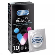 Durex Mutual Pleasure rebrované kondómy 10 ks oneskorovacie rebrá v