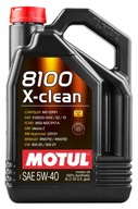 5W40 8100 X C3 5/MTU MOTUL OIL 5W40 5L 8100 X-CLEAN C3 / SN / LL04 /