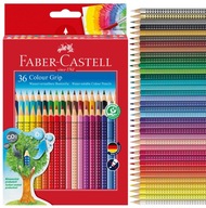 FABER-CASTELL Grip trojuholníkové farebné ceruzky 36 farieb 2v1