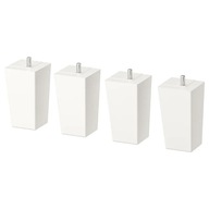 IKEA LATTHET Noha biela/drevo 11 cm