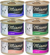 Miamor Pasteten (Pate) Zmes príchutí 6 x 85 g