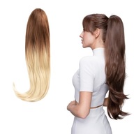 Chvost so sponou 70 cm HRUBÝ ombre blond T12/613