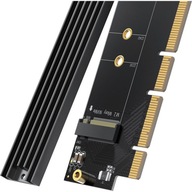 PCIe 4.0 x16 adaptér pre M.2 NVMe M-Key SSD disky, pre PC, Ugreen
