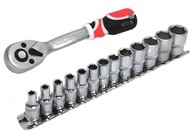 ZÁSUVKY 1/4' SET 4-14mm YATO RATCHET