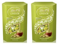 2x200g LINDT Lindor pistáciové kornútkové pralinky