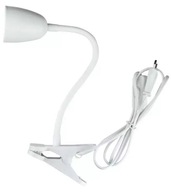 Stolná lampa s klipom, biela, 420 lm, DPM Solid Polska, R1T-4W-W