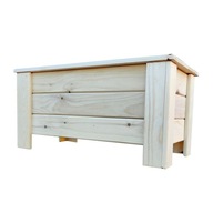 Drevený ZÁHRADNÝ BOX BOX LAVICA 122x50x48