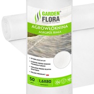 AGROPOL biela agrotextília 1,6x80m 50g ZIMNÁ JESEŇ HRUBÝ KRYT