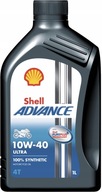 Motocyklový olej Shell Advance 4T Ultra 10W-40 1L