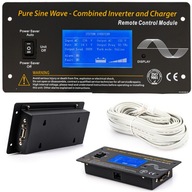 PANEL PRE VOLT POWER SINUS INVERTER KÁBEL DIAĽKOVÉHO OVLÁDANIA LCD