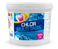 CHLÓROVÉ MULTI TABS 3v1 BAZÉNOVÉ TABLETY 5kg GAMIX