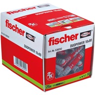 Fischer DUOPOWER 10x80 čap univerzálny 25 ks