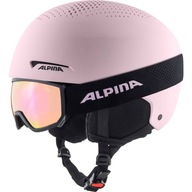 Lyžiarska prilba Alpina ZUPO SET 51-55 light-rose