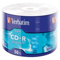 CD-R VERBATIM 700 MB x52 Extra Protecion 50 ks