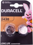 5x DURACELL LÍTIOVÁ BATÉRIA CR2430 2430 DL ECR