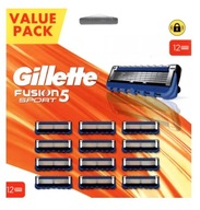 Gillette Fusion5 SPORT / Balenie 12 ks.