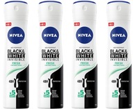 NIVEA Antiperspirant B&W Fresh 4*150ml sprej