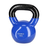 Činka KETTLEBELL S VINYLOVÝM poťahom 10kg HMS loptička