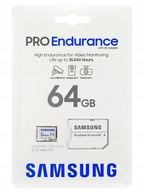 PAMÄŤOVÁ KARTA microSD SAMSUNG Pro Endurance 64 GB