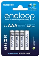 4 AAA BATÉRIE PANASONIC ENELOOP R03 4BL JAPONSKO