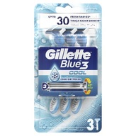 Jednorazový holiaci strojček Gillette Blue3 Cool s 3 čepieľkami