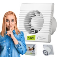 KÚPEĽŇOVÝ VENTILÁTOR SILENT ŠTANDARD Ø100 ŠTANDARD