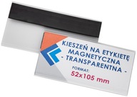 CENNÍK S MAGNETICKOU PÁSKOU 52X105 MM – 10 KS