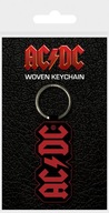 Tkaná kľúčenka s logom AC / DC