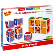 836429 MAGNETICKÉ BLOKY FARMA SMILY PLAY