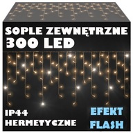 VONKAJŠIE NÁMEDZY 300LED TEPLÉ SVETLÁ+BLIŠKA IP44