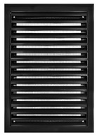 Vetracia mriežka Ventilačné otvory čierna