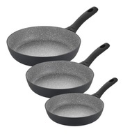 GERLACH GRANITEX GREY SET PANVICA 20 24 28 CM